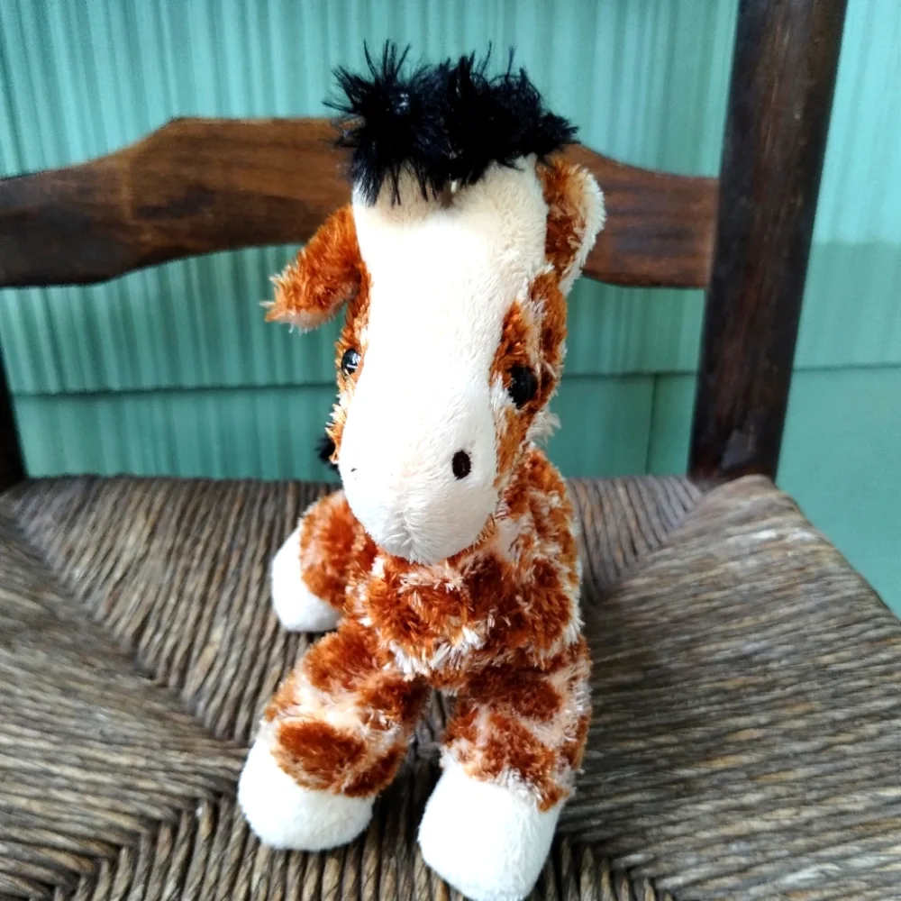 ÷Aurora Mini Flopsie GiGi Brown Giraffe 8" Stuffed Animal  Plush Lovey Soft Toy - Picture 3 of 13